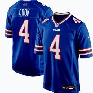 Nike Blue and White Men's Jersey NWOT